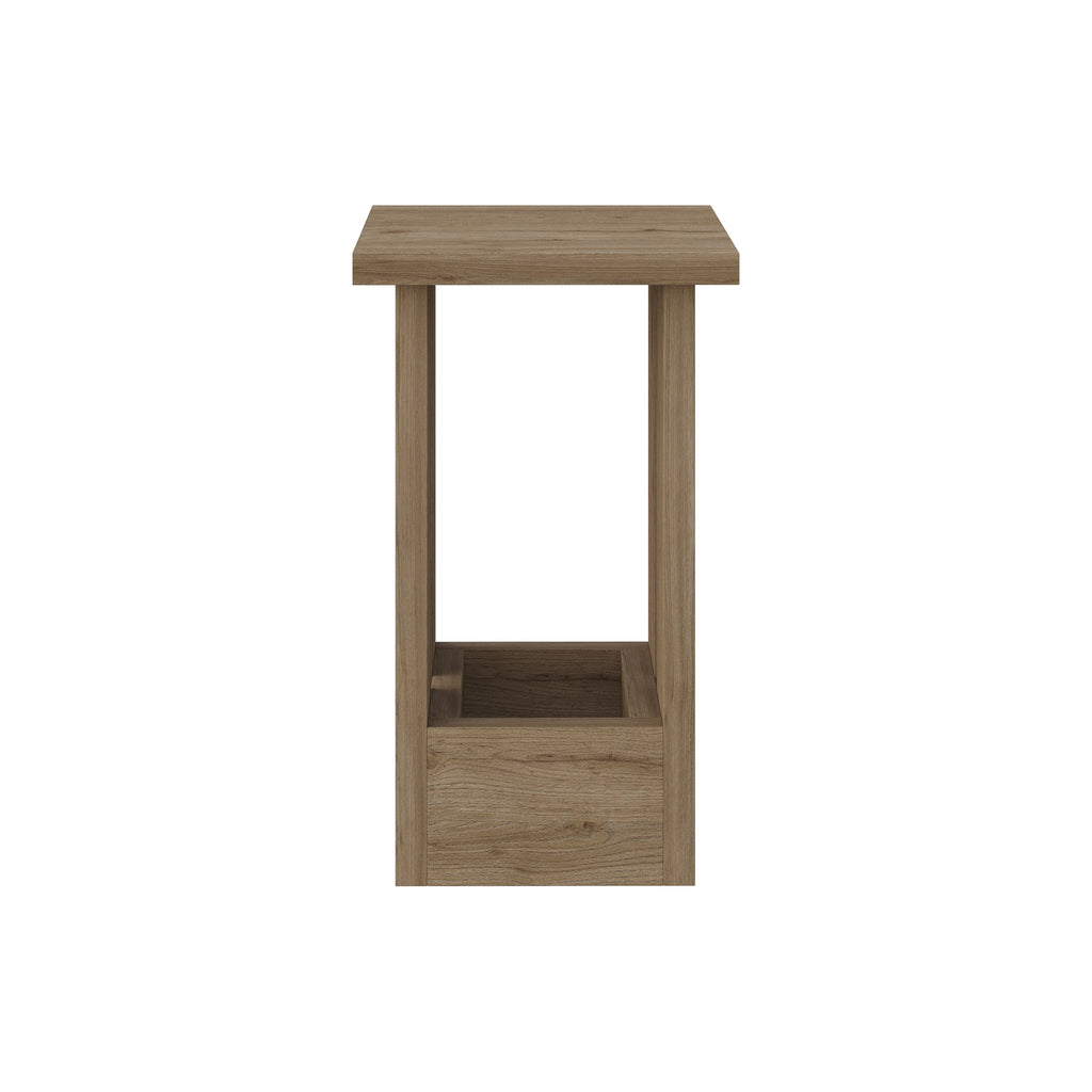 Table d'appoint Tasos – Table d'appoint compacte et moderne pour chevet et canapé