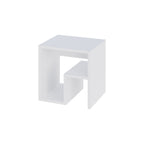 Table d'appoint Bon avec porte-revues – Table d'appoint compacte et moderne pour petits espaces