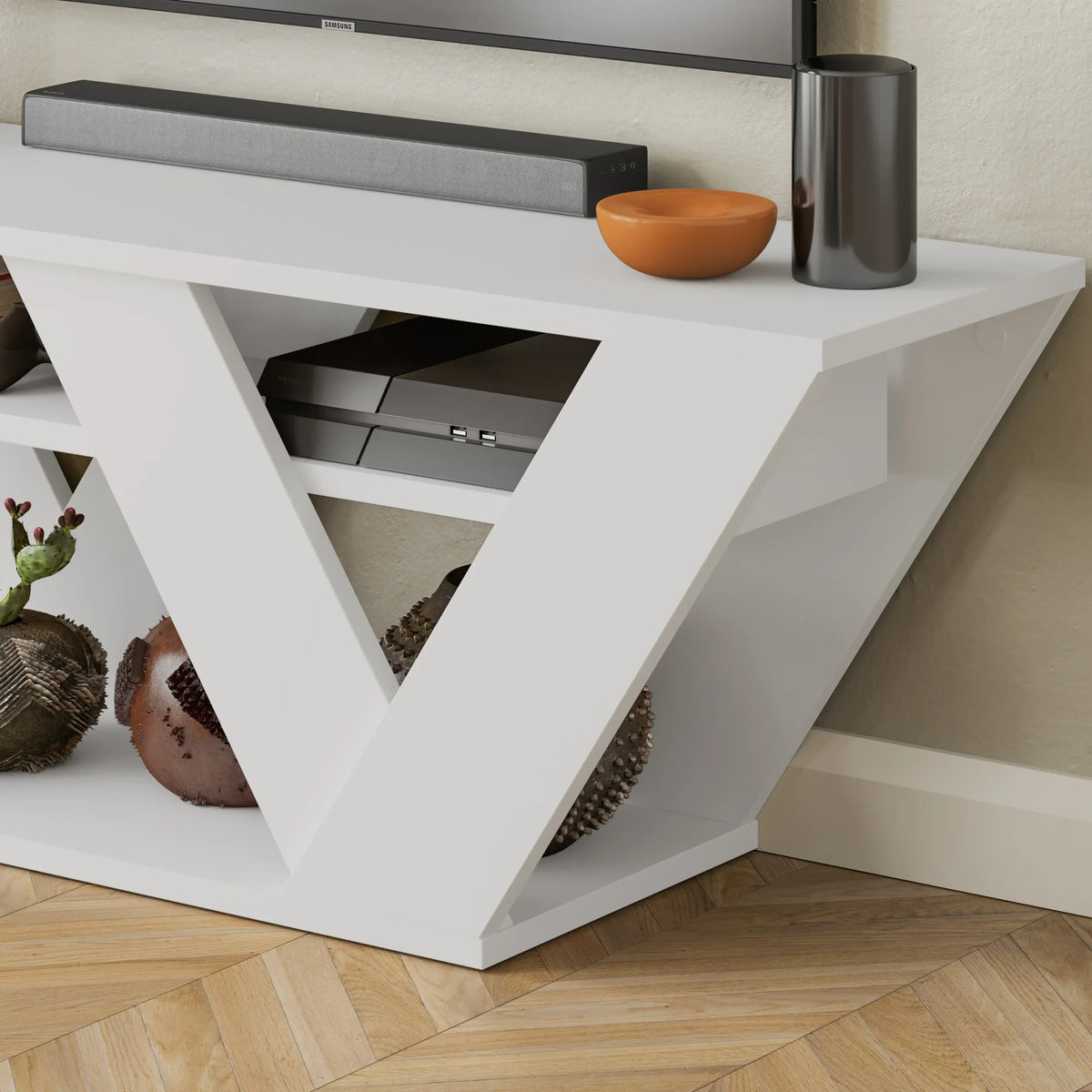 Meuble TV moderne Pipralla 110 cm