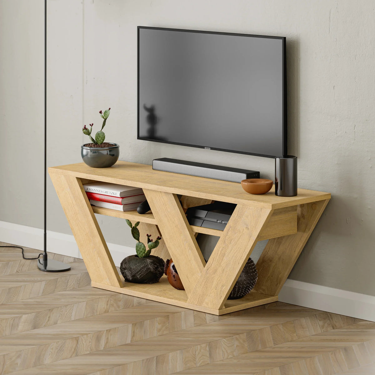 Meuble TV moderne Pipralla 110 cm