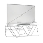 Meuble TV moderne Pipralla 110 cm