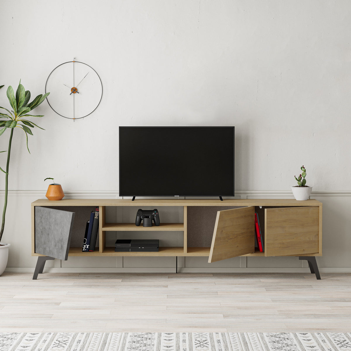 Meuble TV moderne Fiona 180cm