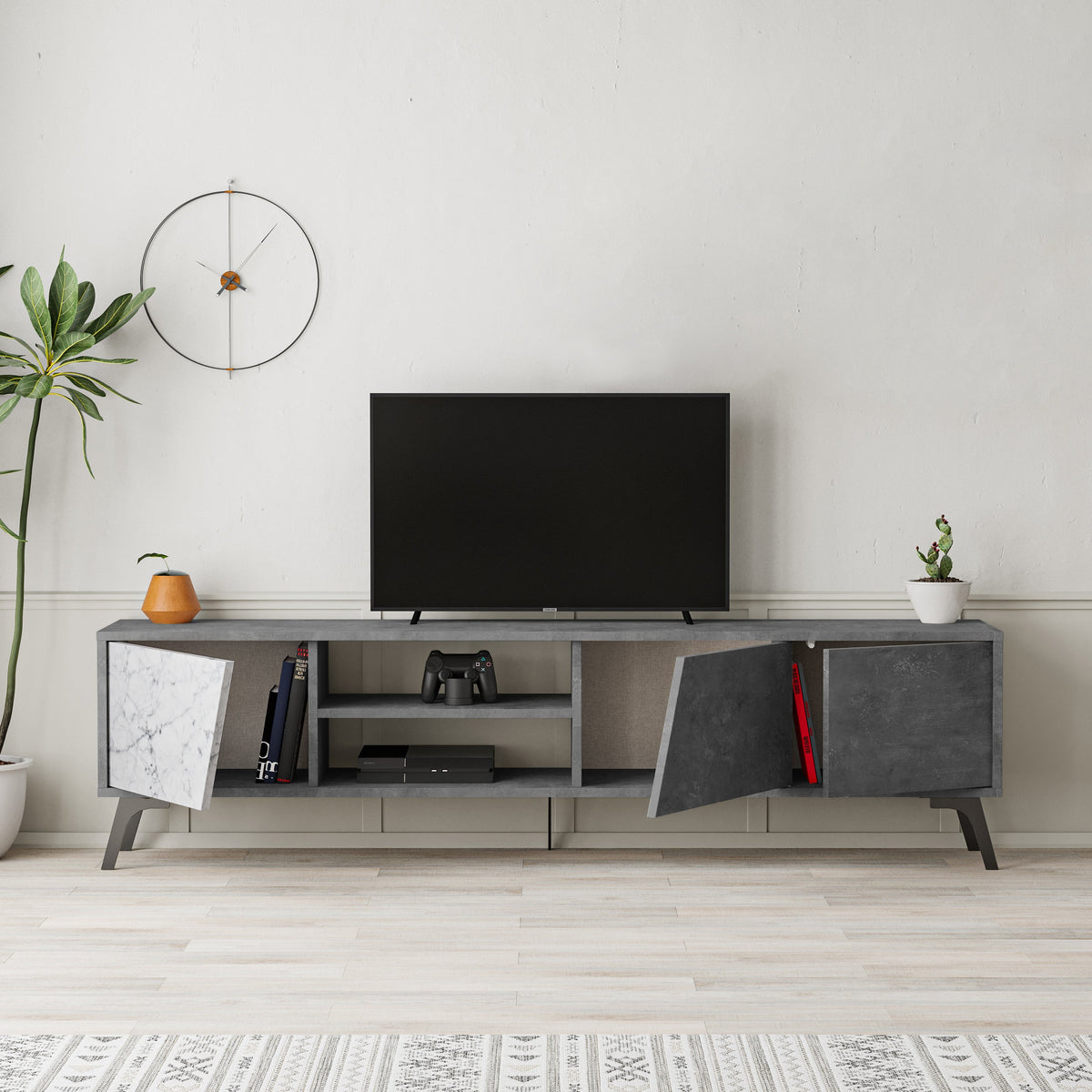 Meuble TV moderne Fiona 180cm