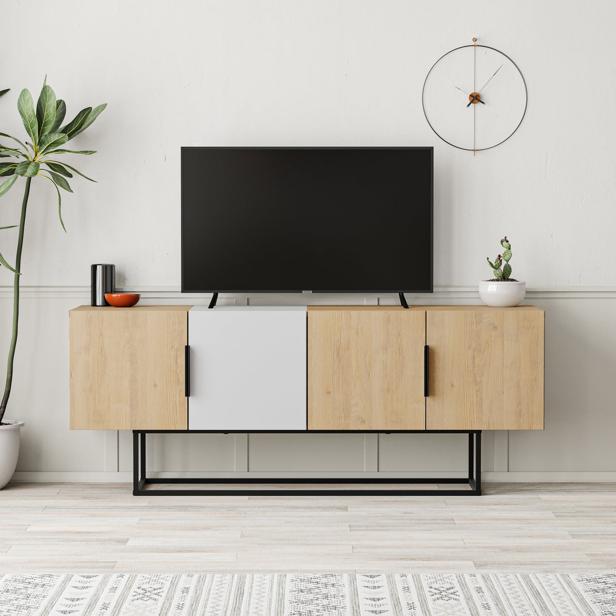 Meuble TV moderne Tontini Centre multimédia