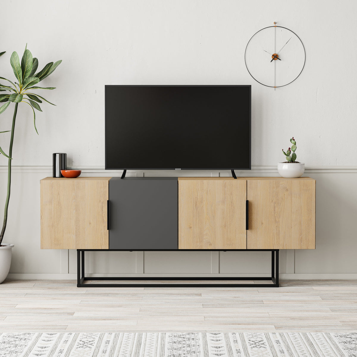 Meuble TV moderne Tontini Centre multimédia