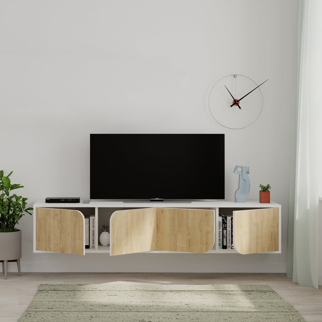 Meuble TV flottant moderne Spark