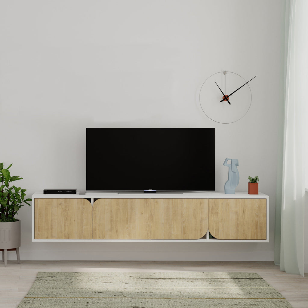 Meuble TV flottant moderne Spark