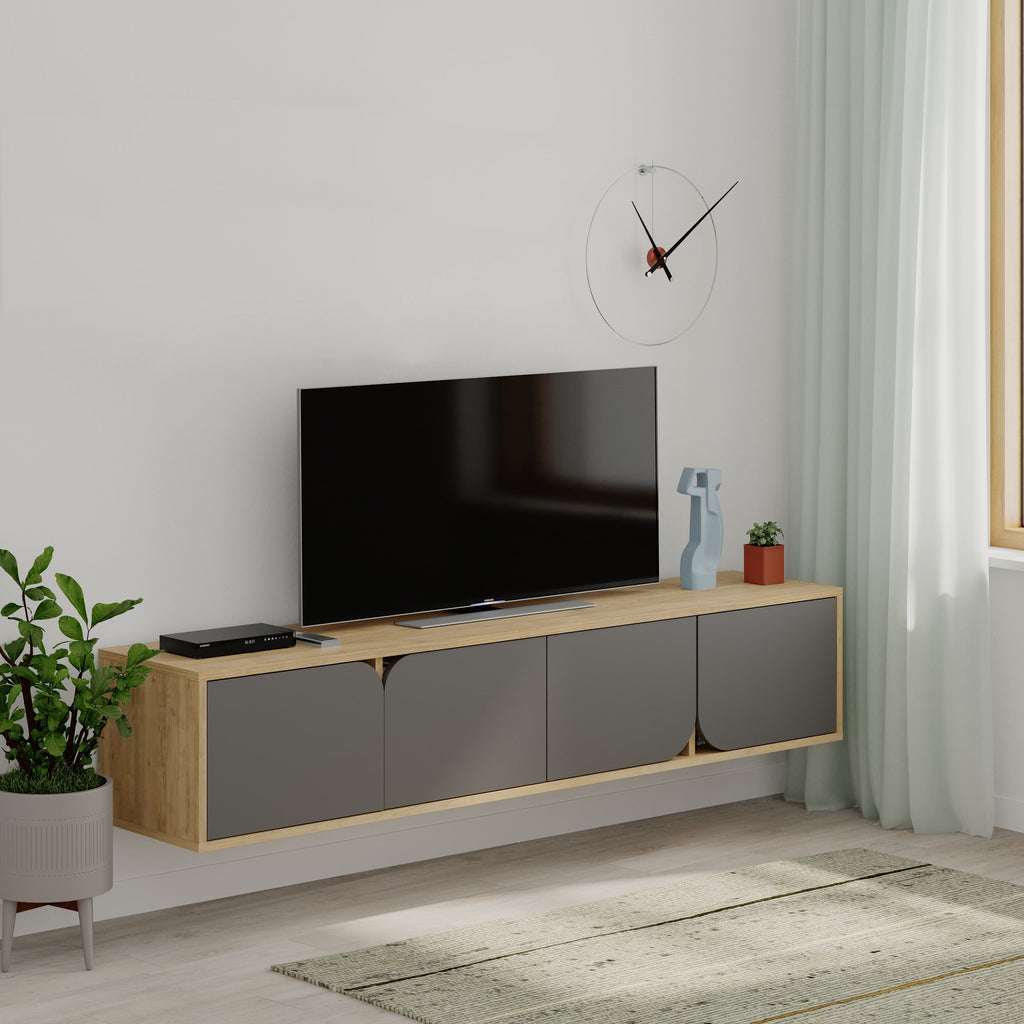 Meuble TV flottant moderne Spark