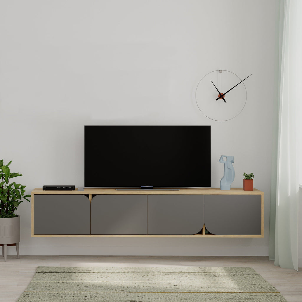 Meuble TV flottant moderne Spark