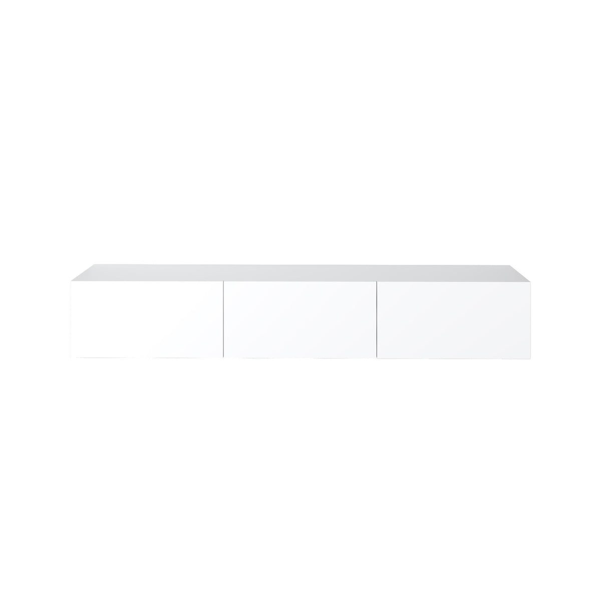 Meuble TV moderne Francy - Mural - 3 compartiments - 180 cm