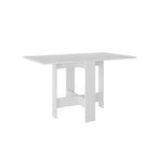 Table de salle à manger Artemio – Pliante – Finition blanche