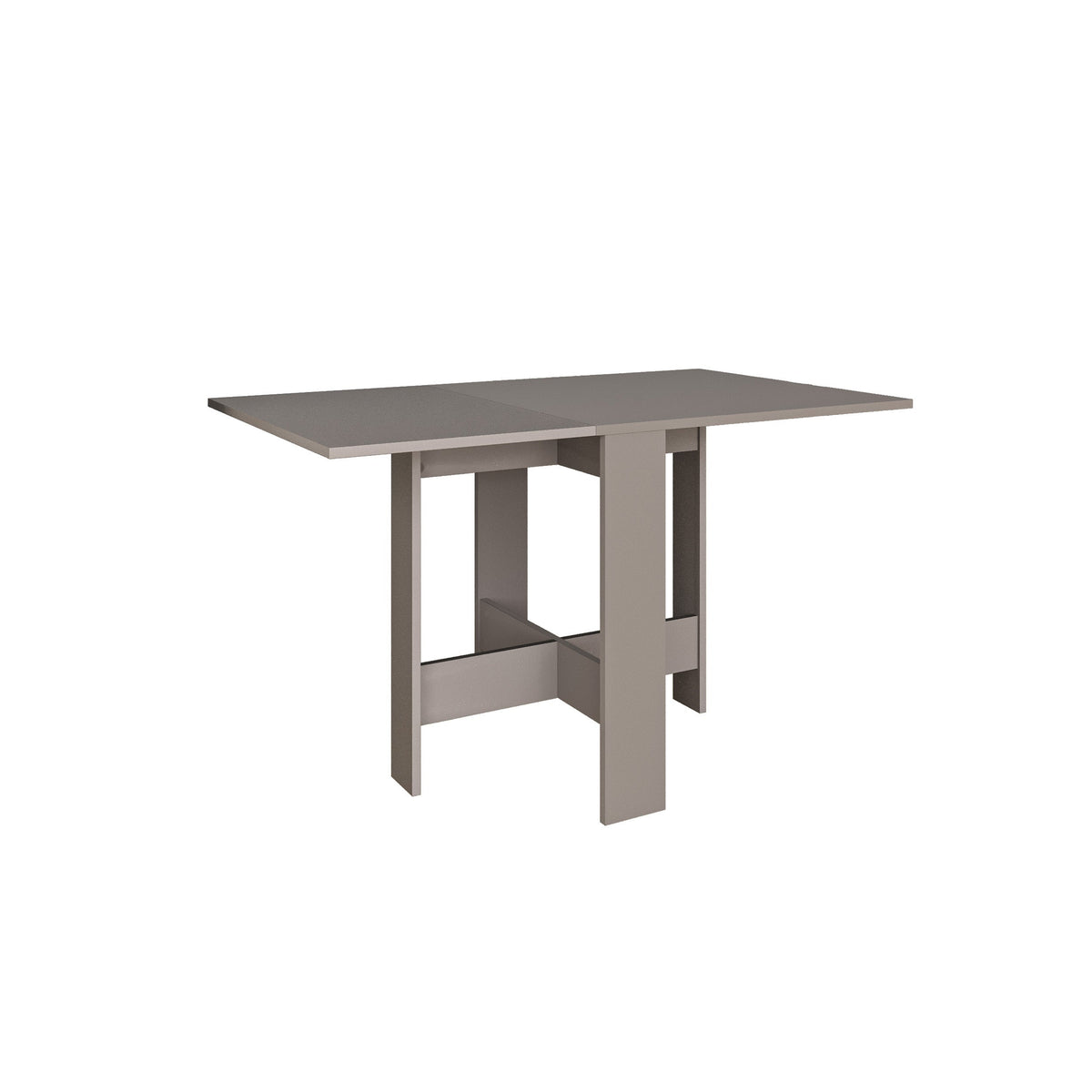 Table de salle à manger Artemio – Pliante – Fini Moka Clair