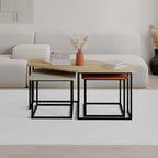 Table basse moderne Nesty 3 pièces