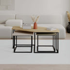Table basse moderne Nesty 3 pièces