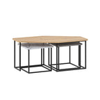 Table basse moderne Nesty 3 pièces