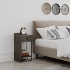 Sirius Chevet Moderne Module Gauche Meuble Chambre Largeur 32cm