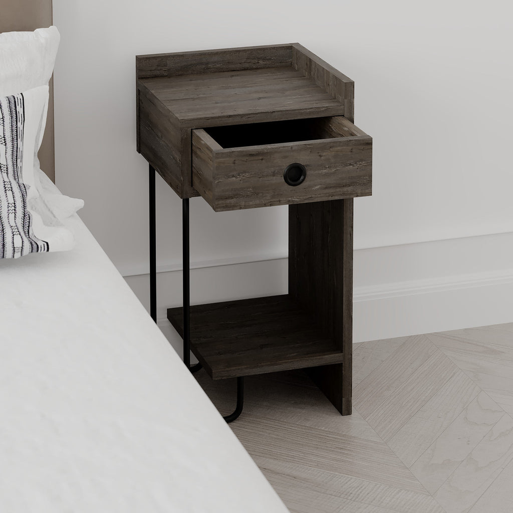 Sirius Chevet Moderne Module Droit Meuble de Chambre L 32cm