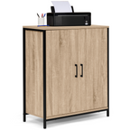 Meuble bas DETROIT 2 portes design industriel