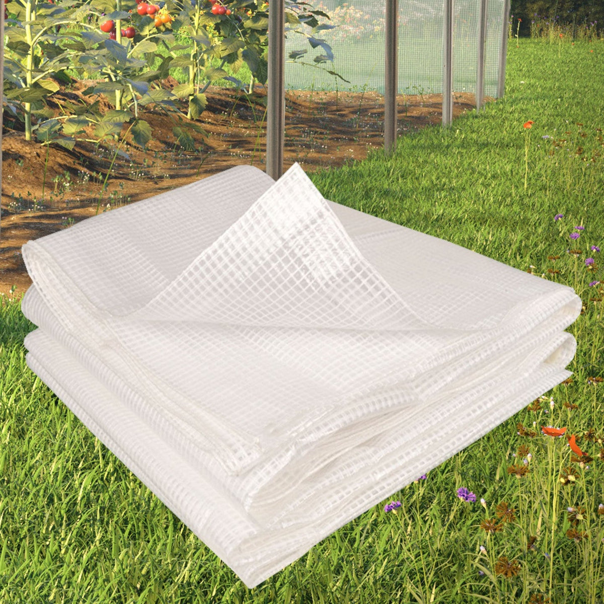 Bâche armée transparente renforcée 5x8 m