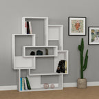 Bibliothèque-vitrine moderne Barce H 132cm