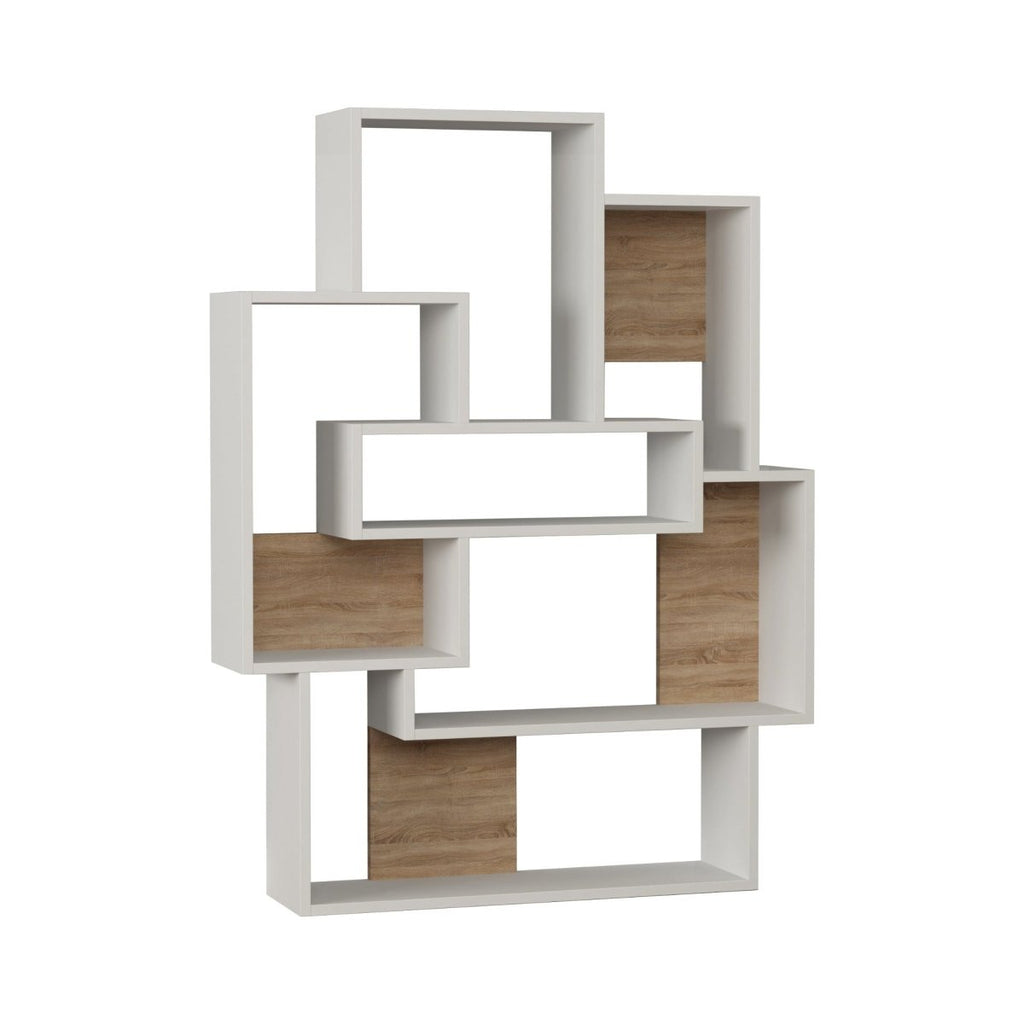 Bibliothèque-vitrine moderne Barce H 132cm