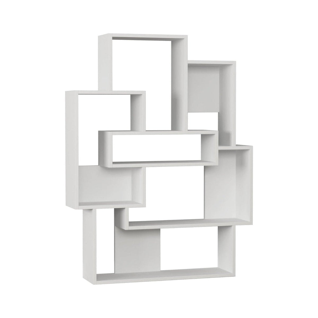 Bibliothèque-vitrine moderne Barce H 132cm