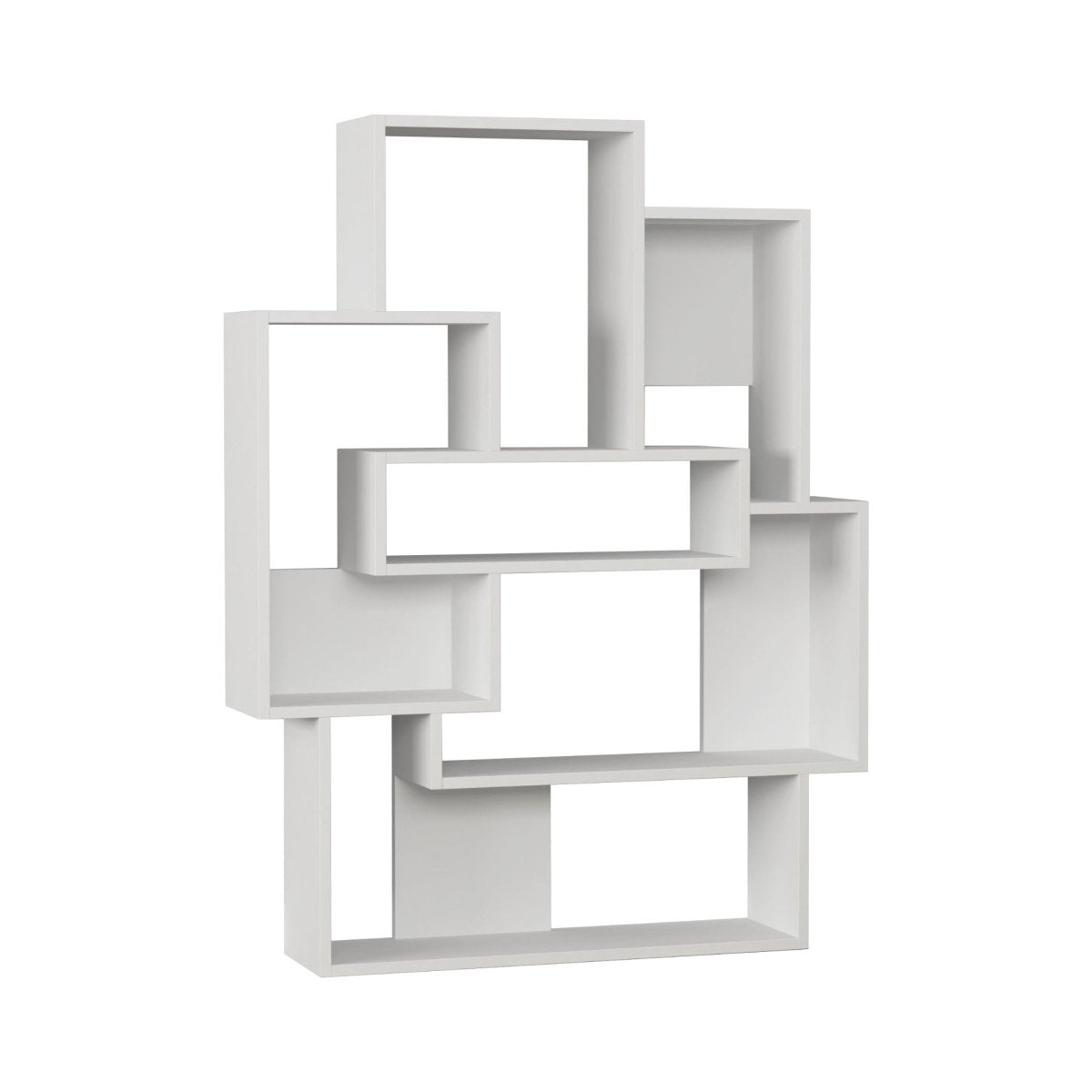 Bibliothèque-vitrine moderne Barce H 132cm