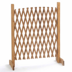 Barrière extensible en bois, treillis de 30 à 150 cm