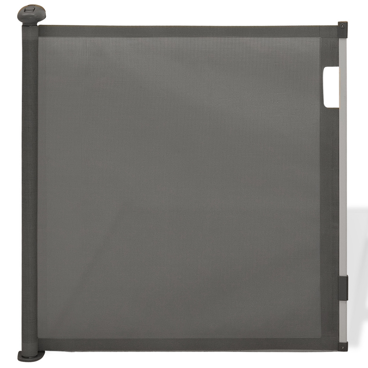 Barrière de sécurité rétractable pour animaux domestiques 130 cm gris
