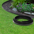 Bordure de jardin flexible 10 m noire hauteur 5 cm + 30 piquets