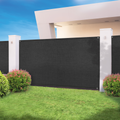 Brise-vue haute densité 2 x 10 m noir 300 g/m² qualité PRO
