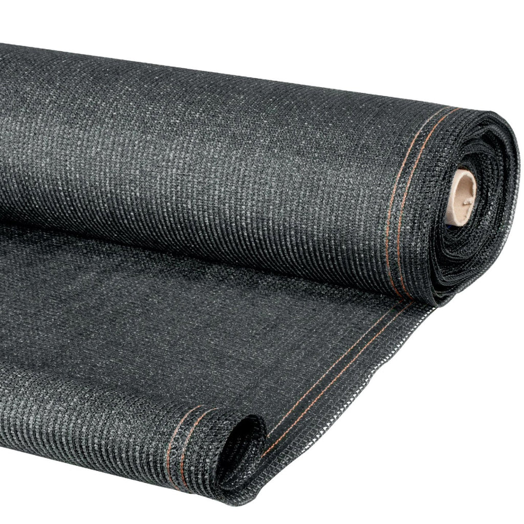 Brise-vue haute densité 1,2 x 10 m gris 300 g/m² qualité PRO