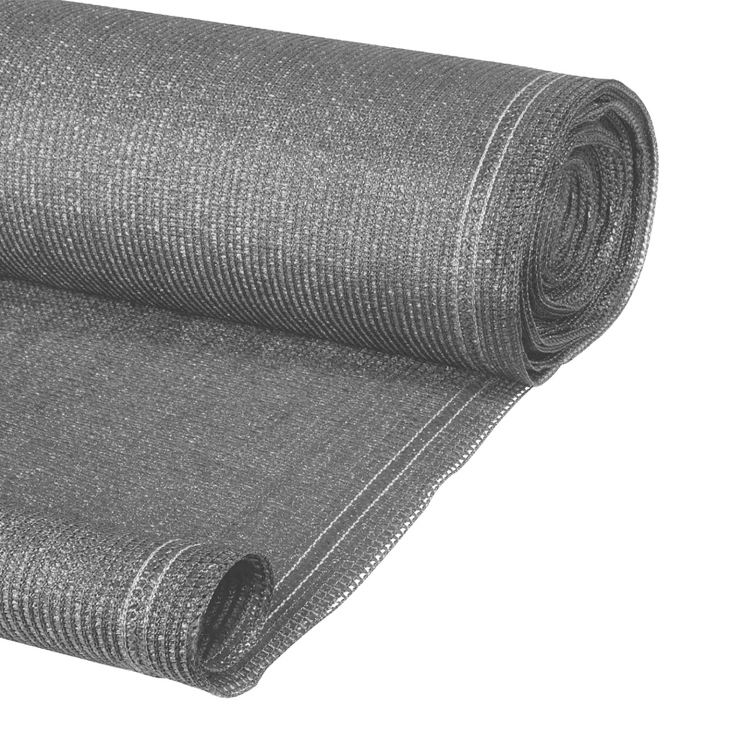 Brise-vue renforcé 1,5 x 10 m gris clair 220 g/m² luxe PRO