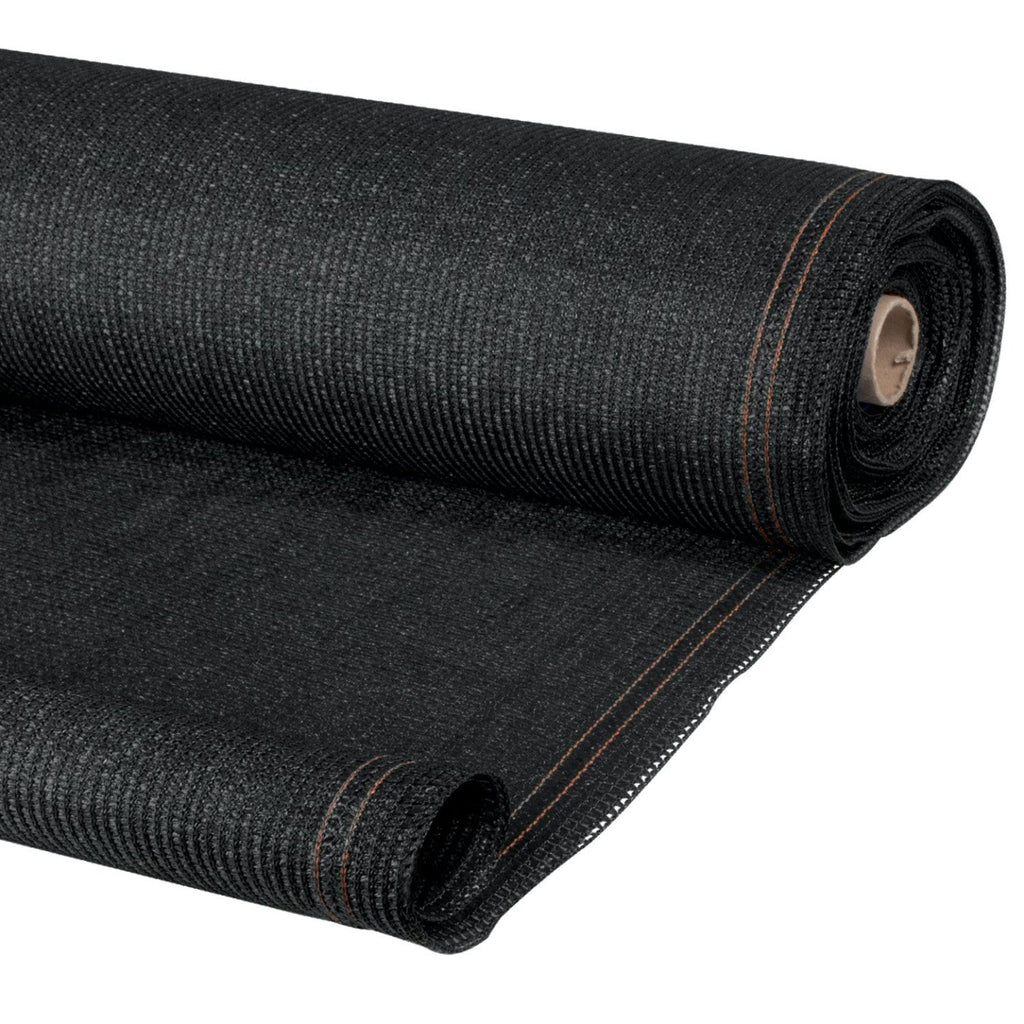Brise-vue renforcé 1,5 x 10 m noir 220 g/m² luxe PRO