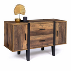 Buffet bas 105 cm AUSTRIA bois pieds épingle