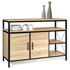 Buffet bas 100 cm 2 portes DETROIT design industriel