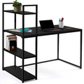 Bureau bibliothèque DELSON noir design industriel