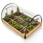 Carré potager 12 compartiments + housse de serre châssis