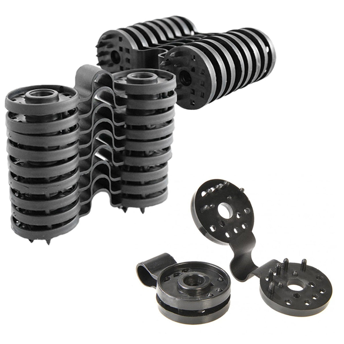 Lot de 20 clips de fixation pour brise-vue
