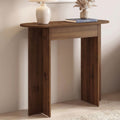 Console MARTHE 1 tiroir ovale en noyer