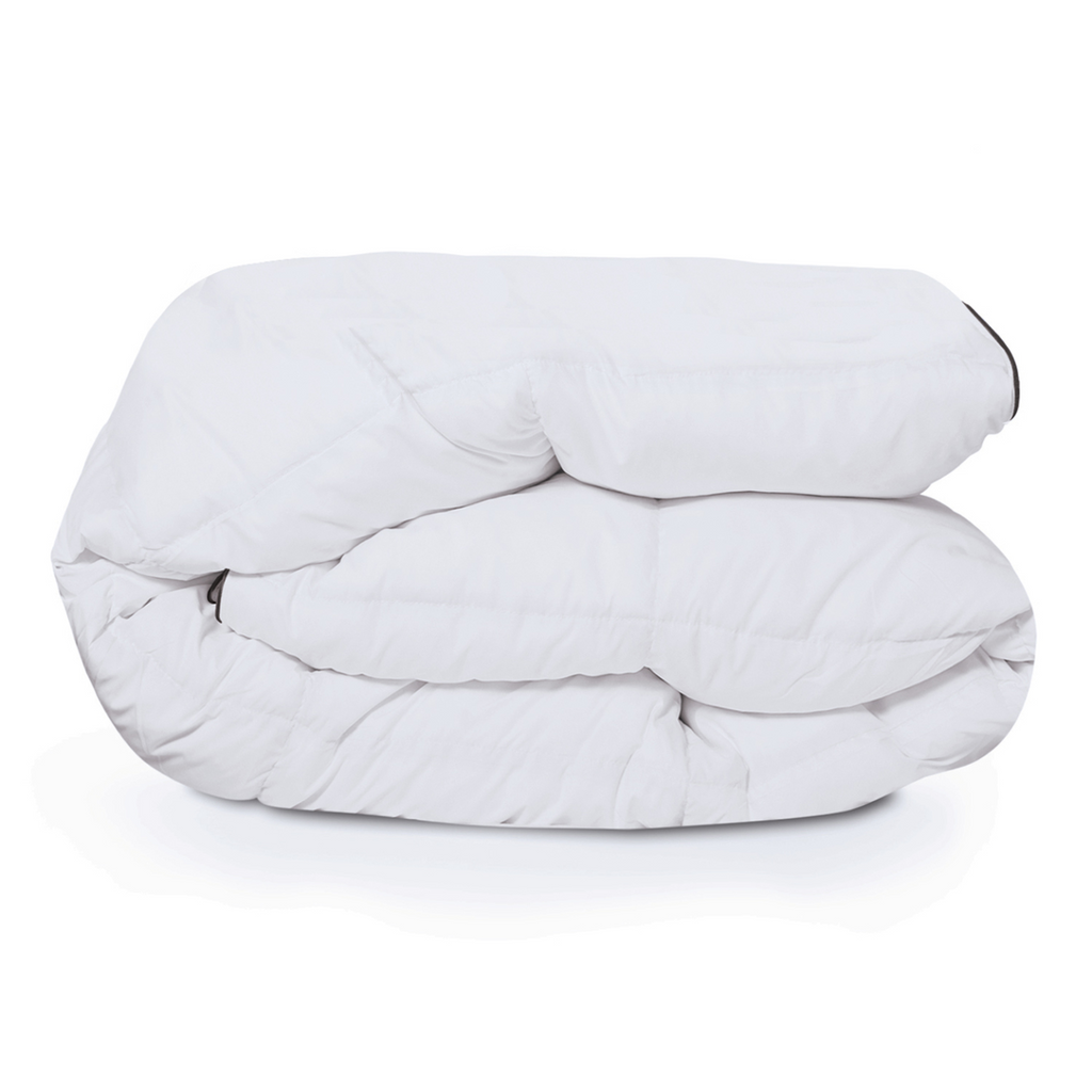 Couette 220x240 cm AELA blanche en duvet d'oie anti-acariens 500 g
