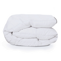 Couette 220x240 cm AELA blanche en duvet d'oie anti-acariens 500 g