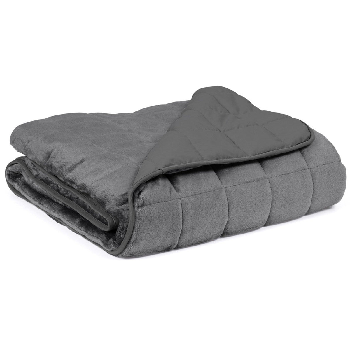 Couverture lestée 150x200 CM CÉLESTE bicolore gris clair et gris 9 kg