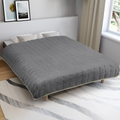Couverture lestée 150x200 cm CELESTE bicolore gris et crème 7 kg