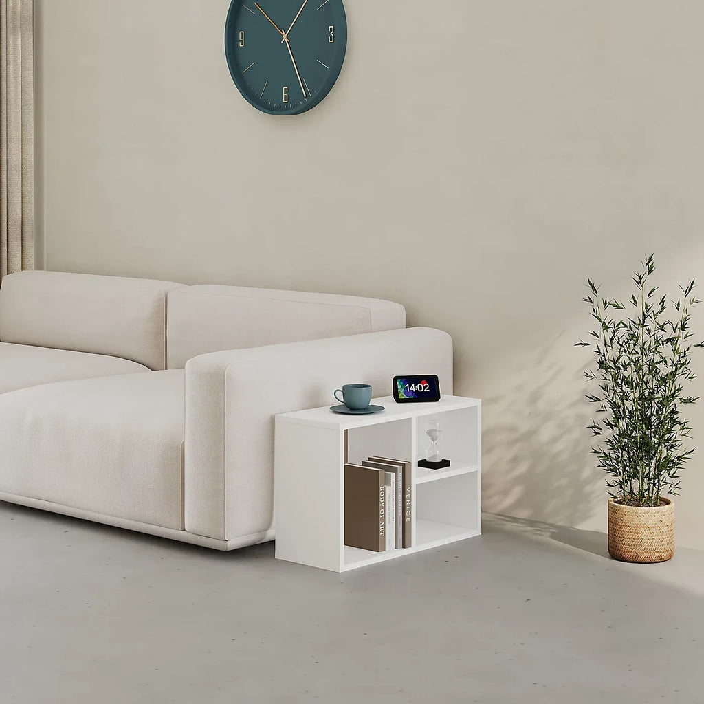 Bibliothèque basse Combayn – Meuble de rangement modulaire