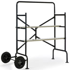 Échafaudage mobile sur roues L.140xl.78xH.135 CM avec 2 plateformes