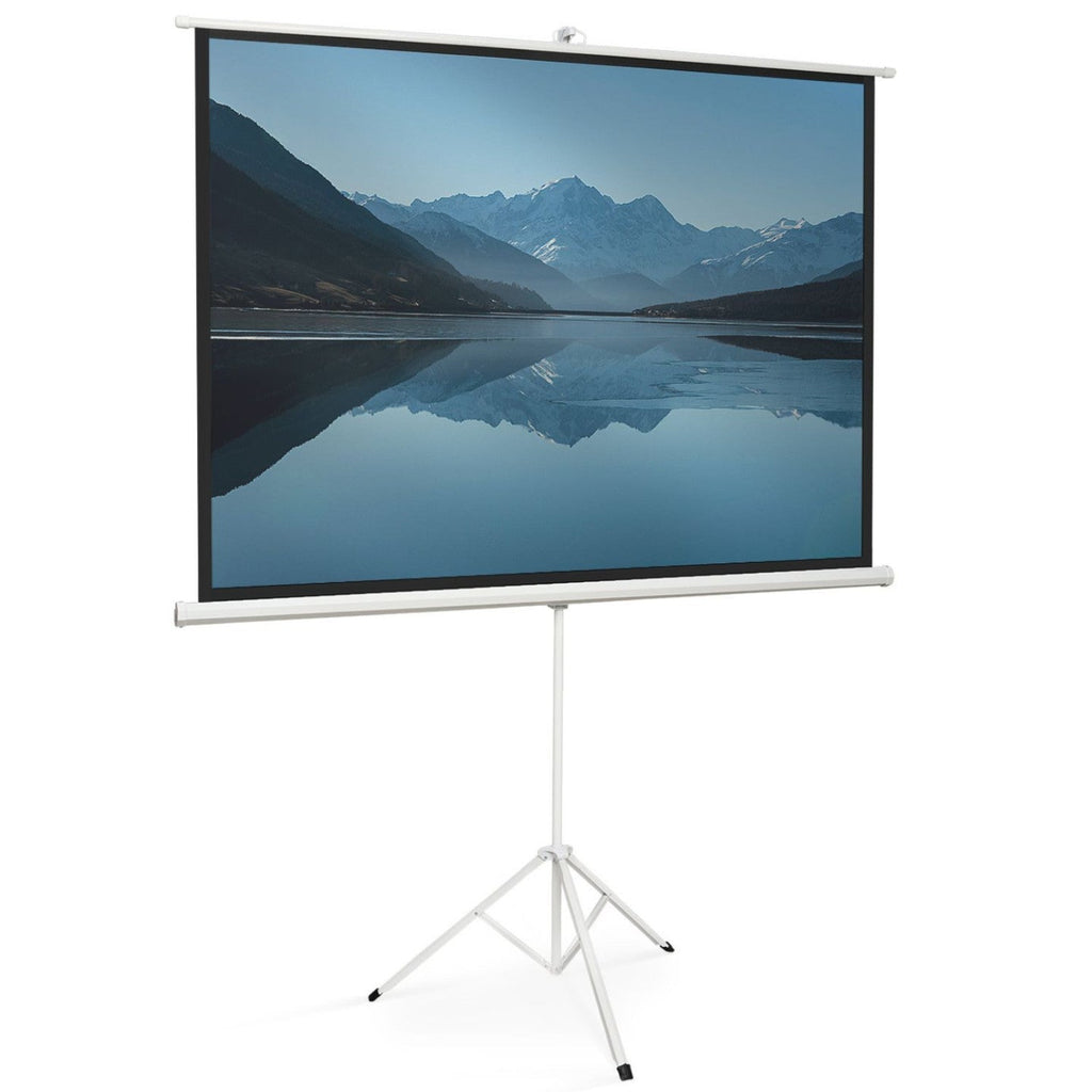 Écran de projection 84 pouces avec trépied réglable en hauteur