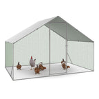Enclos poulailler 6 m² parc grillagé 3x2 m acier galvanisé