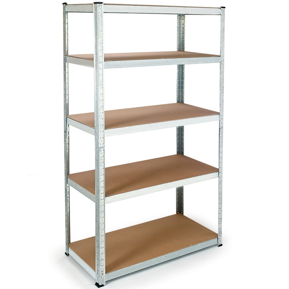 Étagère modulable en métal pour charges lourdes, 5 tablettes