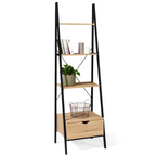 Étagère échelle 4 niveaux avec tiroir DETROIT design industriel
